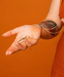 Iron Oxide Brass Shield Necklace Jewelry