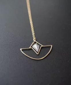 Iron Oxide Jewelry Crystal Amulet Necklace