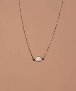 Iron Oxide Gold Flashy Opal Choker