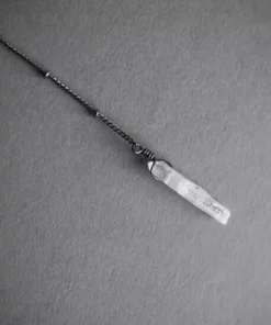 Iron Oxide Layered Labradorite Lariat Necklace 9 Iron Oxide Layered Labradorite Lariat Necklace