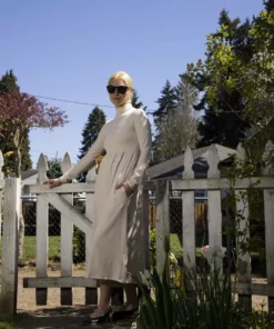 Altar Megumi Upcycled Dress - Oatmeal