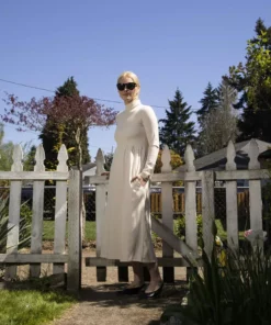 Altar Megumi Upcycled Dress - Oatmeal