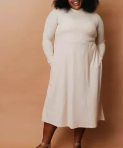 Altar Megumi Upcycled Dress - Oatmeal