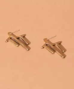 Iron Oxide Nazca Post Earrings Jewelry