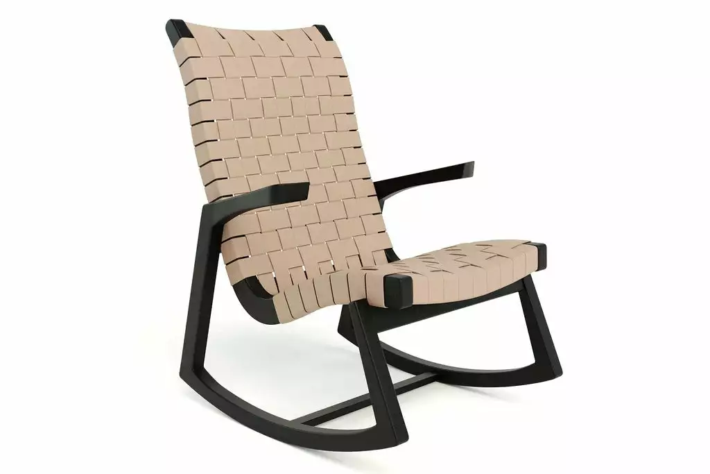 Masaya & Co. Amador Leather Rocking Chair 10 Masaya & Co. Amador Leather Rocking Chair