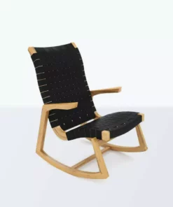 Masaya & Co. Amador Leather Rocking Chair