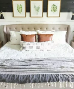 Amante Marketplace Best Sellers Magis Diamond Turkish Blanket - Black