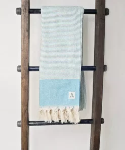 Amante Marketplace Magis Diamond Turkish Towel / Throw Blanket - Teal