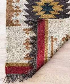 Amante Marketplace Kilim Jute Rug No. 3