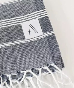 Amante Marketplace Teleios Turkish Towels - Black