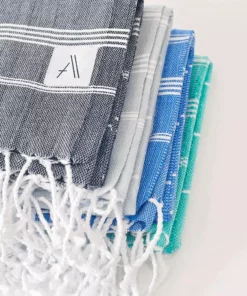 Amante Marketplace Teleios Turkish Towel - Navy