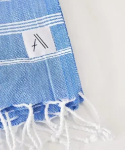 Amante Marketplace Teleios Turkish Towel - Blue Home Goods