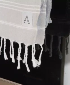 Amante Marketplace Home Goods Teleios Turkish Hand Towel - Gray