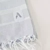 Amante Marketplace Home Goods Teleios Turkish Hand Towel - Gray