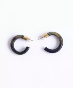 Abby Alley Jewelry Amber Hoops