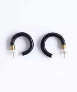 Abby Alley Jewelry Amber Hoops