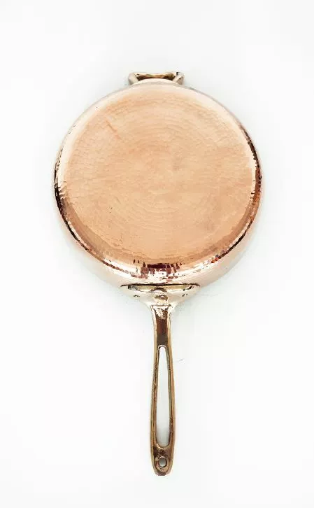 Amoretti Brothers Home Goods Recycled Copper Frying Pan W/ Handle 2 Amoretti Brothers Home Goods Recycled Copper Frying Pan W/ Handle