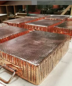 Amoretti Brothers Engraved Recycled Copper Roasting Pan Home Goods