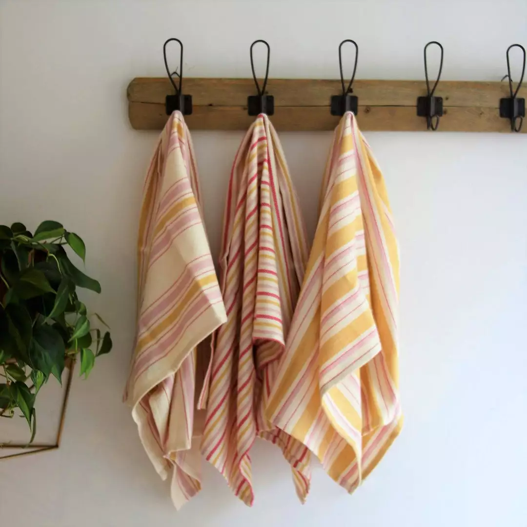 Anatolico Staff Favorites Boho Mustard Turkish Kitchen / Hand Towel 2 Anatolico Staff Favorites Boho Mustard Turkish Kitchen / Hand Towel