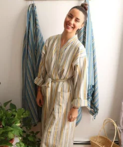 Anatolico Home Goods Elio Unisex Turkish Robe