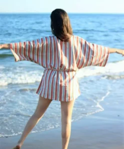 Anatolico Home Goods Terra Short Turkish Robe