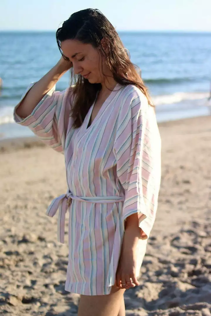 Anatolico Lilly Short Turkish Robe 1 Anatolico Lilly Short Turkish Robe