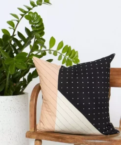 Anchal Saral Medium Colorblock Throw Pillow