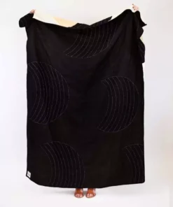 Anchal Crescent Lattice Quilt - Charcoal Home Goods 13 Anchal Crescent Lattice Quilt - Charcoal Home Goods