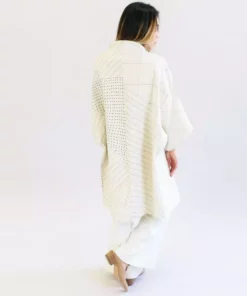 Anchal Cocoon Jacket - Bone Clothing