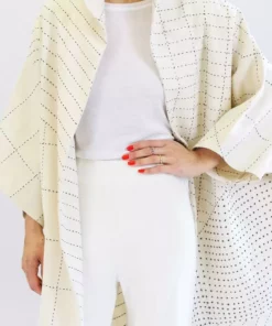 Anchal Cocoon Jacket - Bone Clothing