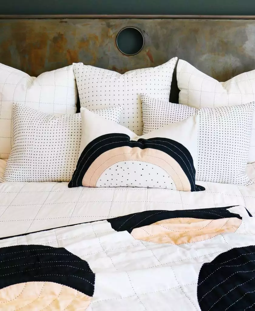 Anchal Eclipse Dot Lumbar Pillow 2 Anchal Eclipse Dot Lumbar Pillow