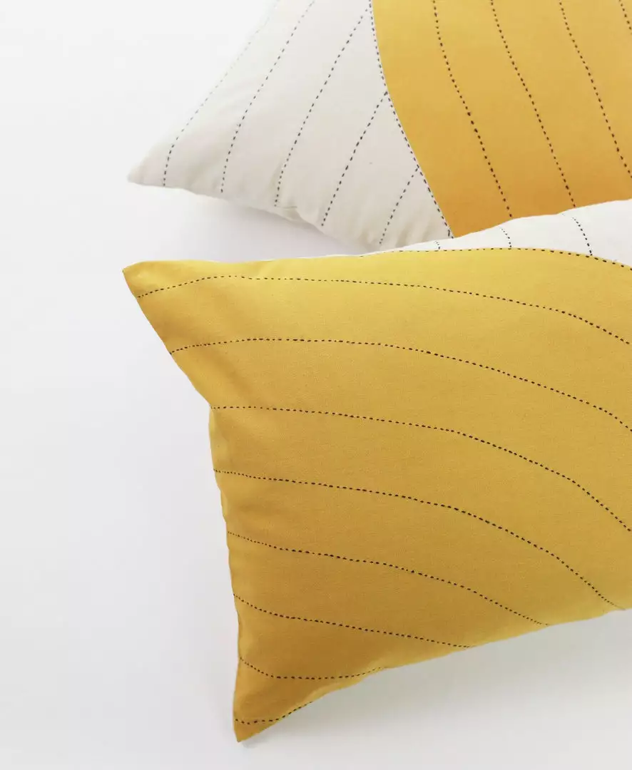 Anchal Curve Lumbar Pillow - Gold 4 Anchal Curve Lumbar Pillow - Gold