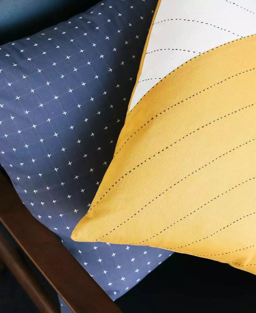 Anchal Curve Lumbar Pillow - Gold 3 Anchal Curve Lumbar Pillow - Gold