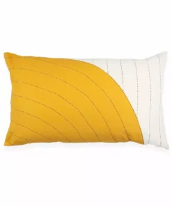 Anchal Curve Lumbar Pillow - Gold