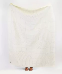 Anchal Crescent Lattice Quilt - Sand