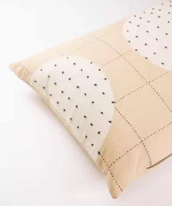 Anchal Lunar Dot Lumbar Pillow - Ivory Home Goods
