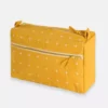 Anchal Cross Stitch Toiletry Bag - Mustard Accessories