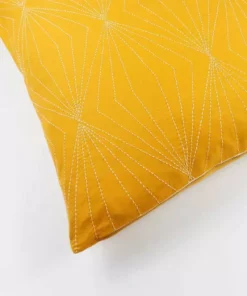 Anchal Home Goods Prism Lumbar Pillow - Mustard
