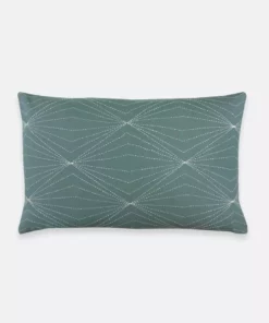 Anchal Home Goods Prism Lumbar Pillow - Spruce