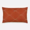 Anchal Home Goods Prism Lumbar Pillow - Rust