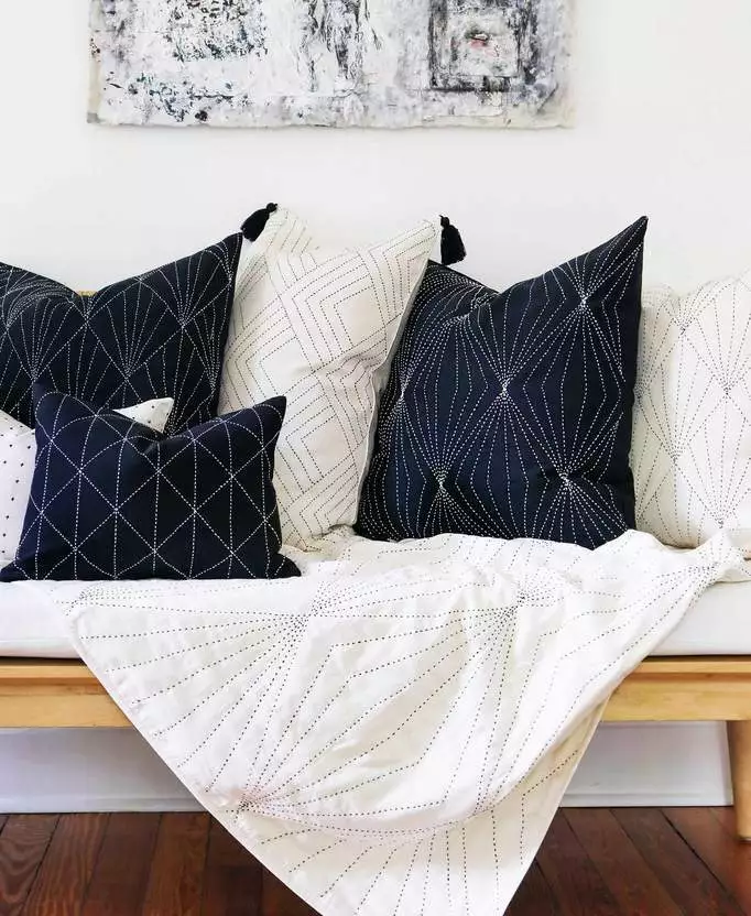 Anchal Home Goods Prism Throw Quilt 2 Anchal Home Goods Prism Throw Quilt