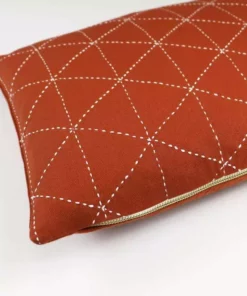 Anchal Graph Small Throw Pillow - Rust Best Sellers