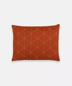 Anchal Graph Small Throw Pillow - Rust Best Sellers