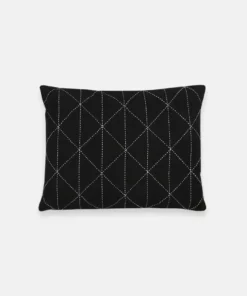 Anchal Graph Small Throw Pillow - Charcoal Home Goods