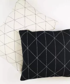 Anchal Graph Small Throw Pillow - Charcoal Home Goods