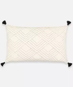 Anchal Tilt Lumbar Pillow - Bone