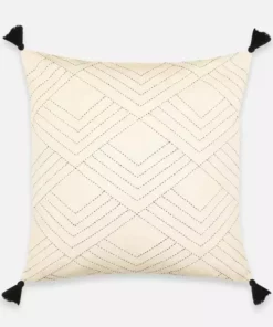 Anchal Tilt Throw Pillow - Bone Home Goods