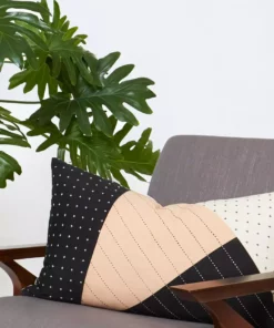 Anchal Saral Colorblock Lumbar Pillow Home Goods