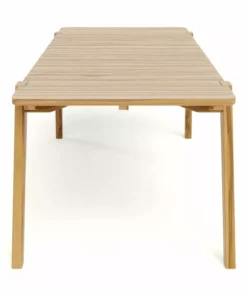 Masaya & Co. Apanas Slatted Top Outdoor Dining Table Furniture