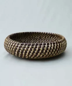 Amara Apple Rattan Bowl